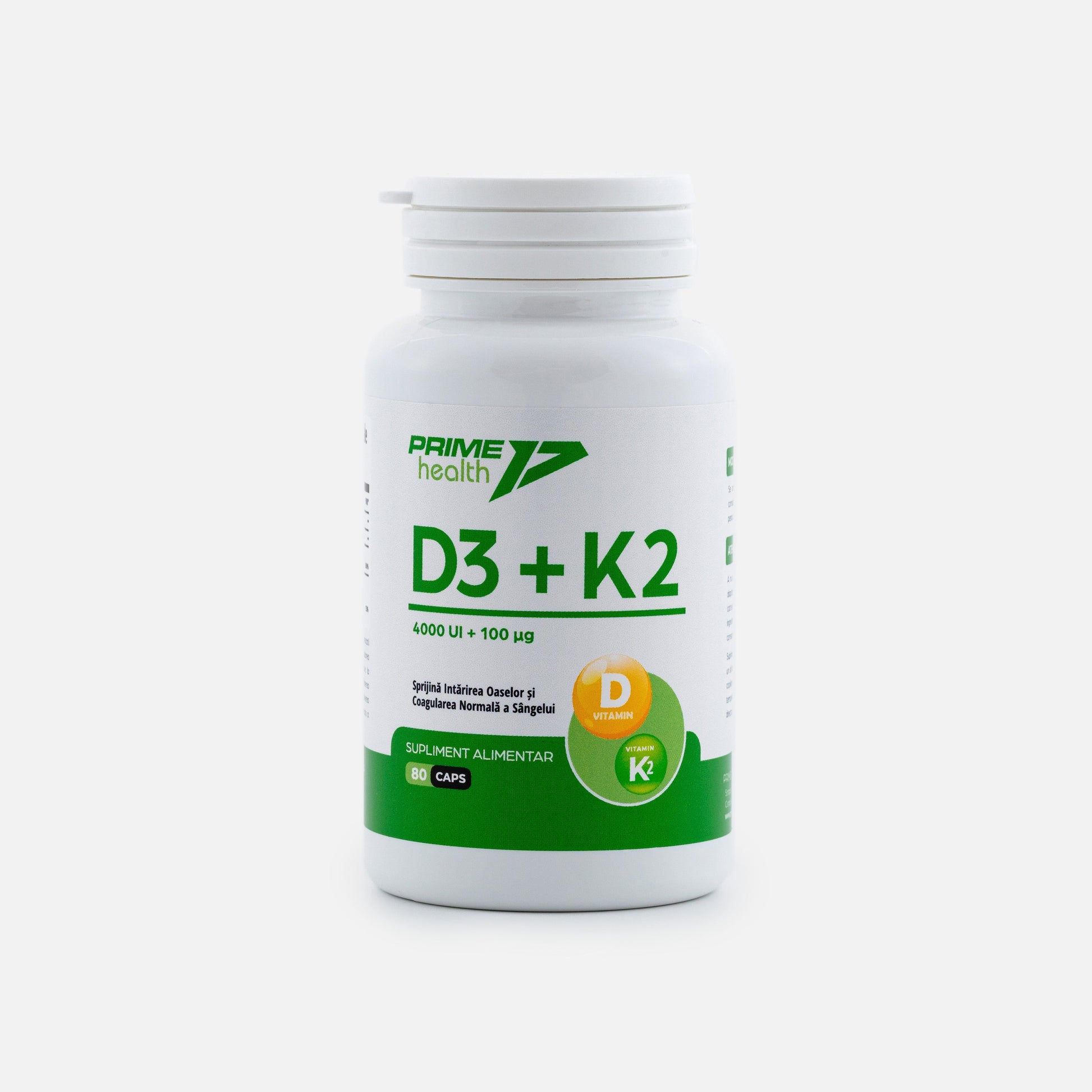 Vitamina D3 + K2 80 caps